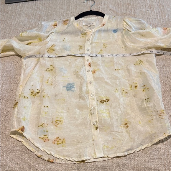 Current/Elliott THE SETTLER SILK TOP - Picture 9 of 11